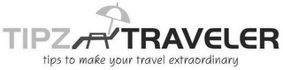 TIPZ TRAVELER TIPS TO MAKE YOUR TRAVEL EXTRAORDINARY logo