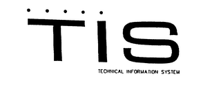 TIS TECHNICAL INFORMATION SYSTEM logo