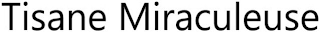TISANE MIRACULEUSE logo