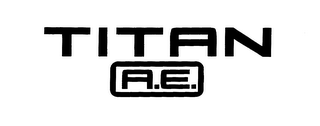 TITAN A.E. logo