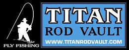 TITAN ROD VAULT FLY FISHING WWW.TITANRODVAULT.COM logo