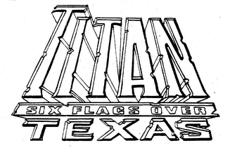 TITAN SIX FLAGS OVER TEXAS logo