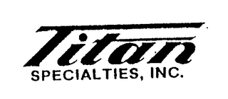 TITAN SPECIALTIES, INC. logo
