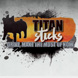 TITAN STICKS DRIVE MAKE THE MOST OF NOW logo