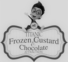 TITANIC FROZEN CUSTARD & CHOCOLATE ATTRACTION logo