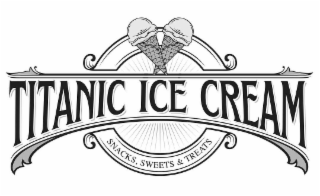 TITANIC ICE CREAM SNACKS, SWEETS & TREATS logo