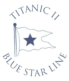 TITANIC II BLUE STAR LINE logo