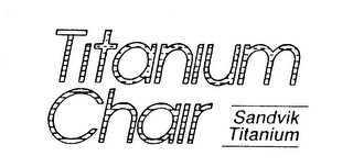 TITANIUM CHAIR SANDVIK TITANIUM logo