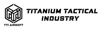 TITANIUM TACTICAL INDUSTRY TTI AIRSOFT logo