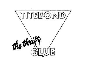 TITEBOND THE THRIFTY GLUE logo