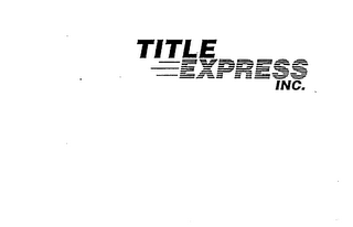TITLE EXPRESS INC. logo