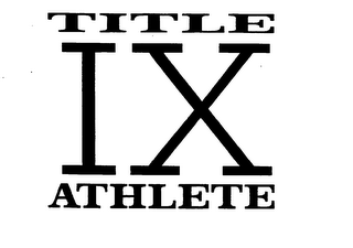 TITLE IX ATHLETE logo