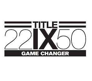 TITLE IX GAME CHANGER 22 50 logo