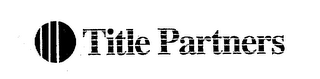 TITLE PARTNERS logo
