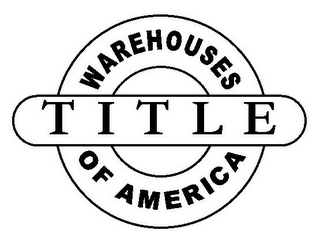 TITLE WAREHOUSES OF AMERICA logo