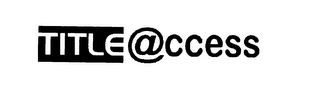 TITLE@CCESS logo