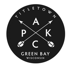 TITLETOWN PACK GREEN BAY WISCONSIN logo