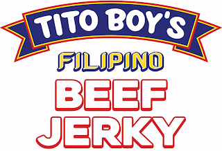 TITO BOY'S FILIPINO BEEF JERKY logo