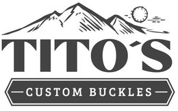 TITO'S CUSTOM BUCKLES logo