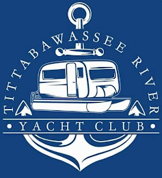 TITTABAWASSEE RIVER · YACHT CLUB · logo
