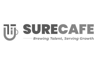 TIU SURECAFE BREWING TALENT, SERVING GROWTH logo