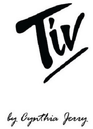 TIV BY CYNTHIA JERRY logo