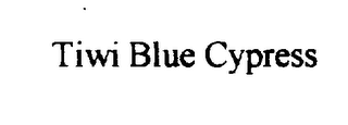 TIWI BLUE CYPRESS logo