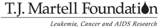T.J. MARTELL FOUNDATION LEUKEMIA, CANCER AND AIDS RESEARCH logo