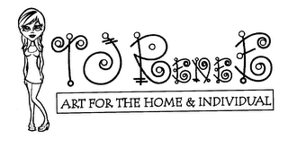 TJ RENEE ART FOR THE HOME & INDIVIDUAL logo