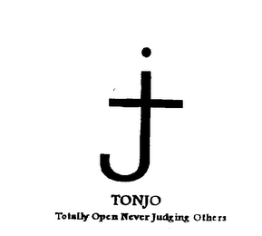 TJ TONJO TOTALLY OPEN NEVER JUDGING OTHERS logo