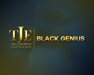 TJE THE JUNETEENTH EXPERIENCE BLACK GENIUS logo