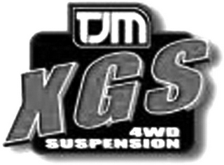 TJM XGS 4WD SUSPENSION logo