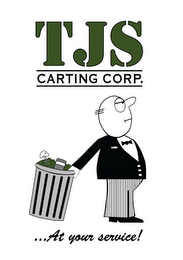 TJS CARTING CORP. ...AT YOUR SERVICE! logo