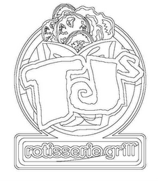 TJS ROTISSERIE GRILL logo