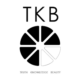 TKB TRUTH KNOWLEDGE BEAUTY logo