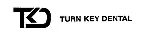 TKD TURN KEY DENTAL logo