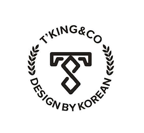 T'KING & CO DESIGN BY KOREAN logo