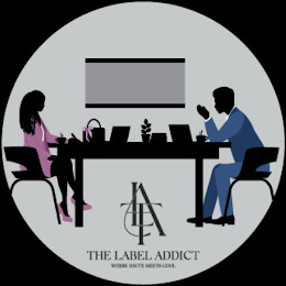 TLA THE LABEL ADDICT WHERE HAUTE MEETS COOL logo