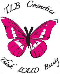 TLB COSMETICS THINK LOUD BEAUTY logo
