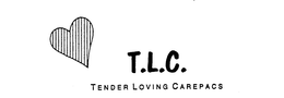 T.L.C. TENDER LOVING CAREPACS logo