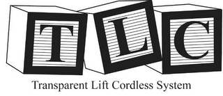 TLC TRANSPARENT LIFT CORDLESS SYSTEM logo
