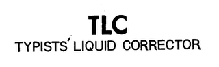 TLC TYPISTS' LIQUID CORRECTOR logo