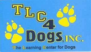 TLC4DOGS, INC. THE LEARNING CENTER FOR DOGS logo