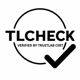 TLCHECK VERIFIED BY TRUSTLAB CERT logo