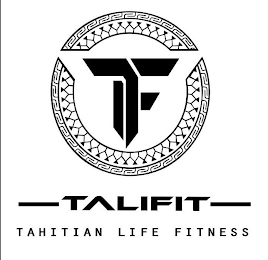 TLF TALIFIT TAHITIAN LIFE FITNESS logo