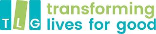 TLG TRANSFORMING LIVES FOR GOOD logo