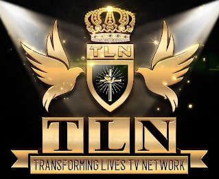 TLN TRANSFORMING LIVES TV NETWORK logo