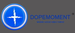 TM DOPEMOMENT WHERE GOOD VIBES THRIVE logo