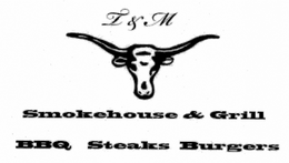 T&M SMOKEHOUSE & GRILL BBQ STEAKS BURGERS logo