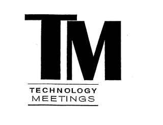 TM TECHNOLOGY MEETINGS logo